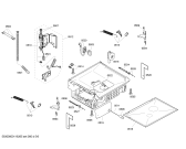 Схема №2 SGI43E25EU с изображением Передняя панель для электропосудомоечной машины Bosch 00448914