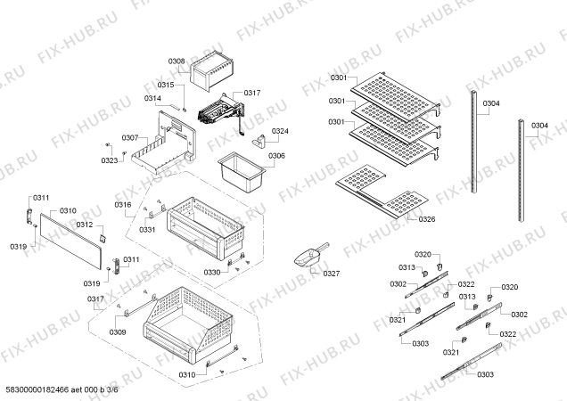 Схема №4 T24IF800SP с изображением Модуль управления для холодильной камеры Bosch 11004215