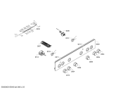 Схема №2 FRS4S10ETL с изображением Панель управления для духового шкафа Bosch 00703758