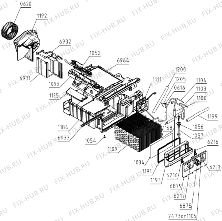 Взрыв-схема стиральной машины Asko T611HX.W (576823, TD85.2313) - Схема узла 06