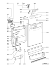 Схема №2 ADP 1967 ALM с изображением Панель для посудомойки Whirlpool 481245372224