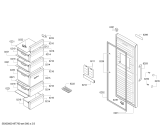 Схема №2 1KUF22706 Koenic с изображением Дверь для холодильника Bosch 00715949