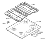 Схема №1 EHT6765X с изображением Рассекатель для электропечи Zanussi 3546125018