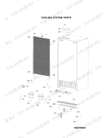 Схема №4 HPSN4TAIN (F105687) с изображением Всякое для холодильной камеры Indesit C00511052