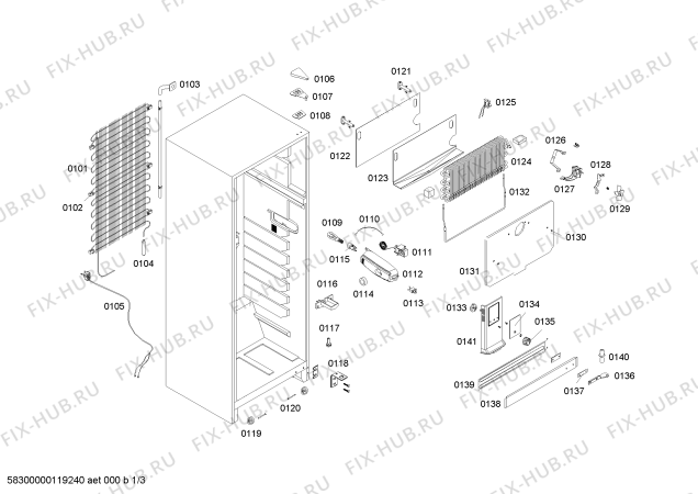 Схема №2 RB29S7K40H REF SILVER LASKO R12E1 110/60 HONDURAS с изображением Дверь для холодильника Bosch 00664030