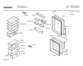 Схема №3 KG31V490 с изображением Дверь для холодильной камеры Siemens 00219695