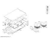 Схема №1 T36FB20X0 с изображением Индукционная конфорка для плиты (духовки) Siemens 12013614