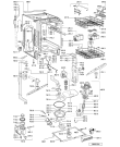 Схема №1 ADG 8557 NBM с изображением Панель для электропосудомоечной машины Whirlpool 481245371874