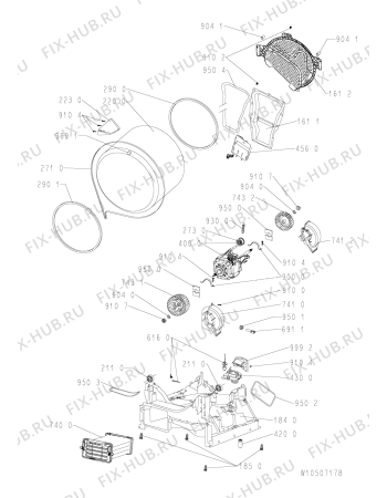 Схема №1 TK PL 938B GBW с изображением Микромодуль для стиралки Whirlpool 481010554681