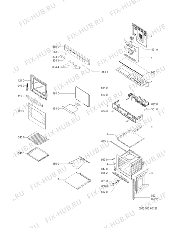 Схема №1 AKF 384/IX/0 с изображением Переключатель для плиты (духовки) Whirlpool 481941128825