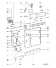 Схема №2 ADG 642/1 WH с изображением Сенсорная панель для электропосудомоечной машины Whirlpool 481245372681