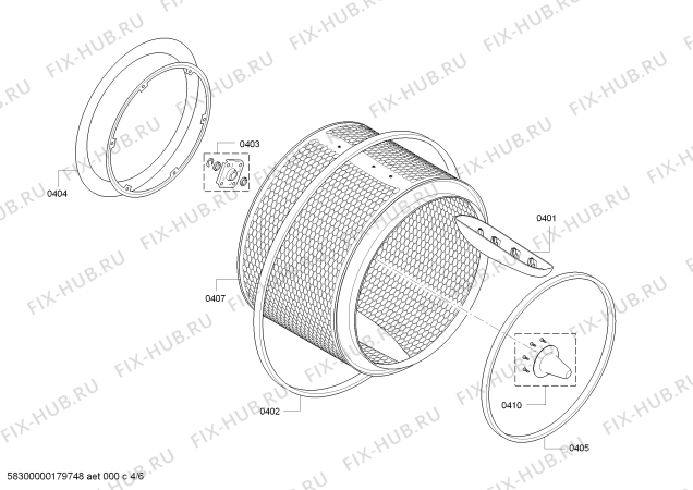 Схема №6 WT44W5V0 iQ 700 selfCleaning condenser с изображением Кабель для сушилки Bosch 00630578