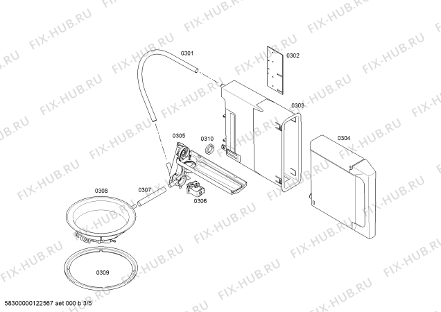 Схема №2 BS224100 с изображением Рамка для плиты (духовки) Bosch 00684058