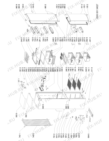 Схема №1 KGA 355 OPTIMA AL с изображением Дверца для холодильника Whirlpool 481241610174