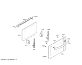 Схема №3 3HT508XP horno balay indep. inox multif. с изображением Передняя часть корпуса для духового шкафа Bosch 00664252