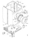 Схема №1 JWV7811 с изображением Рамка для стиралки Aeg 1240116135