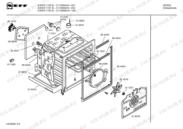 Схема №2 E1720G2 JOKER 1720 B с изображением Ручка конфорки для духового шкафа Bosch 00168540