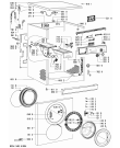 Схема №1 WAK/D 6414 EX с изображением Обшивка для стиралки Whirlpool 481245310611