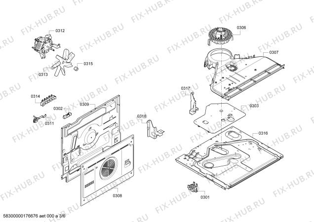 Схема №2 HCE633120R с изображением Ручка конфорки для плиты (духовки) Bosch 00626958