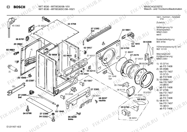 Схема №4 WIT8530DC WIT8530 с изображением Индикация времени для стиралки Bosch 00150457