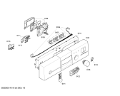 Схема №3 SF24M850EU с изображением Передняя панель для посудомоечной машины Siemens 00449823