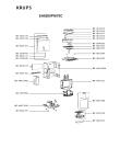 Схема №1 EA8200PN/70C с изображением Крышка для электрокофемашины Krups MS-0A01913