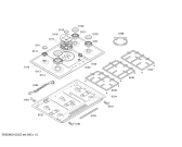 Схема №1 PCL985FAU с изображением Рассекатель горелки для электропечи Bosch 00641757