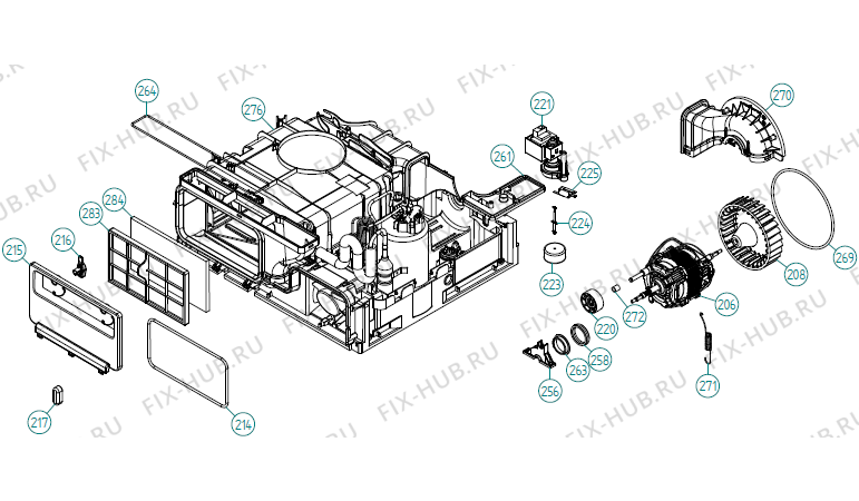 Схема №4 EUDORA HPD 7 AT   -White (900004567, TD70.1) с изображением Обшивка для стиральной машины Gorenje 413366