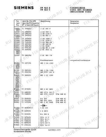 Схема №7 FM4689 с изображением Модулятор для телевизора Siemens 00754013