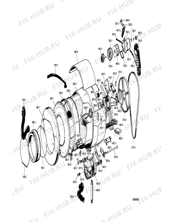 Схема №3 WTI 910 с изображением Фиксатор для стиралки Whirlpool 481990500426