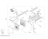 Схема №6 B22FT80SNS с изображением Разделительная стенка для холодильника Bosch 00798775