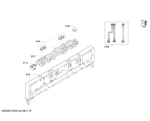 Схема №3 SBV50E10GB с изображением Передняя панель для посудомойки Bosch 00703900