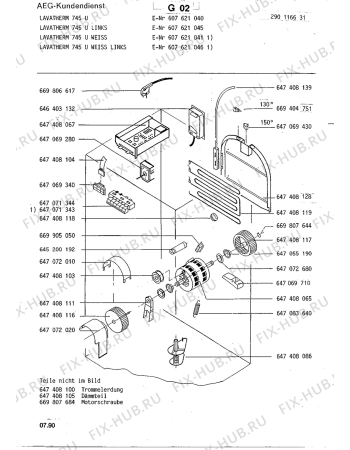 Взрыв-схема стиральной машины Aeg LTH745 U LINKS - Схема узла Section4