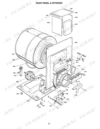 Взрыв-схема плиты (духовки) Hotpoint TL21P (CCTL21P) - Схема узла