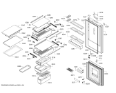 Схема №2 RB292310 Gaggenau с изображением Крышка для холодильной камеры Bosch 00626505