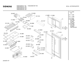 Схема №2 KS36U21IE с изображением Дверь для холодильника Siemens 00214969