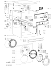 Схема №2 AWO/D 4311 с изображением Блок управления для стиральной машины Whirlpool 480111102641