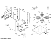 Схема №4 HCE542160B с изображением Стеклокерамика для плиты (духовки) Bosch 00685389
