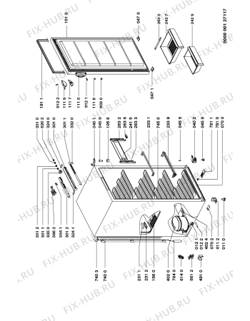 Схема №1 AFG 318/G с изображением Термостат для холодильной камеры Whirlpool 481941129786