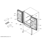 Схема №7 RY495330 с изображением Крышка для холодильной камеры Bosch 00246802