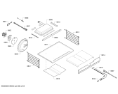 Схема №6 PRD366GHU с изображением Крепежный набор для плиты (духовки) Bosch 00657018