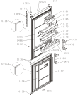 Схема №1 NR-BN34EX2-B (566300, HZF3769E) с изображением Дверка для холодильника Gorenje 561485
