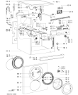 Схема №2 WAK 7571 BK с изображением Блок управления для стиральной машины Whirlpool 480111104222