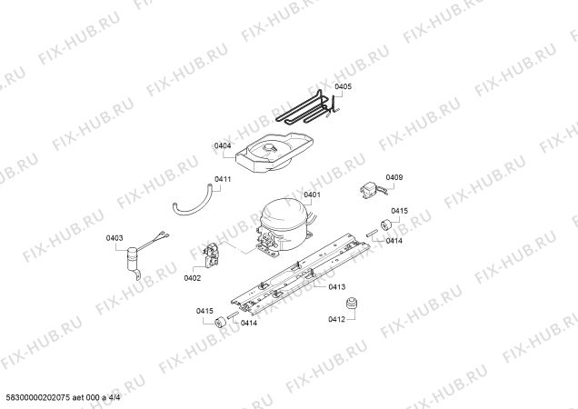 Взрыв-схема холодильника Siemens KG49NAI2OR Siemens - Схема узла 04