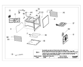Схема №3 CSE 64320 DS (7757287850) с изображением Часть корпуса для плиты (духовки) Beko 255300001