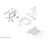 Схема №2 HSL722KSC с изображением Стеклокерамика для электропечи Bosch 00248389