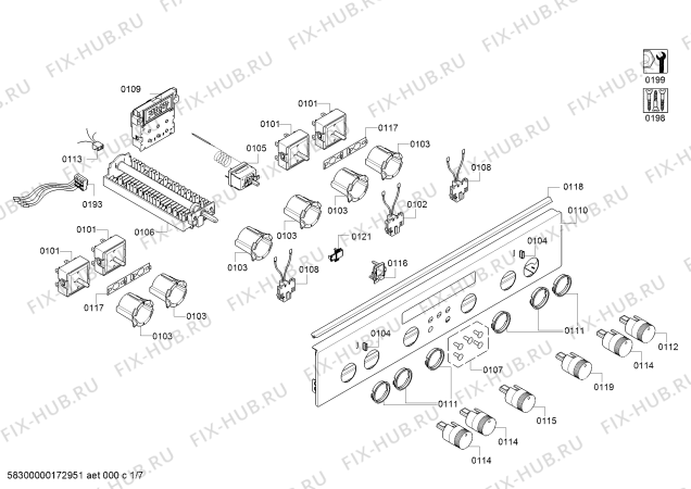 Схема №2 HC743541G с изображением Кабель для духового шкафа Siemens 00629936