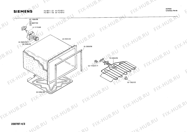Схема №4 0750192054 EH640EV с изображением Цоколь для плиты (духовки) Bosch 00020696