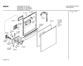 Схема №3 SHU4002UC с изображением Передняя панель для посудомоечной машины Bosch 00354221