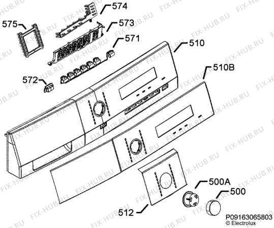 Схема №1 T75470IH1 с изображением Декоративная панель для сушильной машины Aeg 1367043906